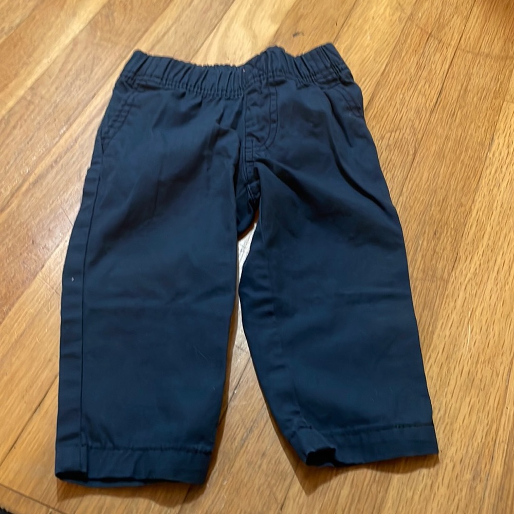 12 M blue pants - boys